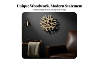 Modern Clock Easy to Hang Large Wall Clock Battery Operated Analog Wall Timepiece for Living Room, Bedroom, Entryway