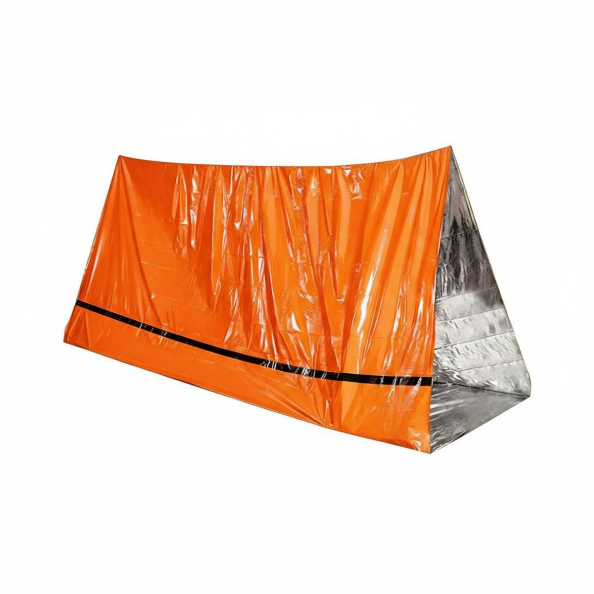 Heat Retaining Portable Emergency Tent Quick Setup Emergency Bivvy Shelter Waterproof Thermal Rescue Shelter Windproof for Campers, Hikers, Camping, Disaster Relief, Hiking