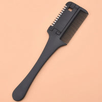 Professional Texturizing Comb for Barbers Self Haircut, Hair Thinning Cutting Fringe Tool for Home Salon Styling
