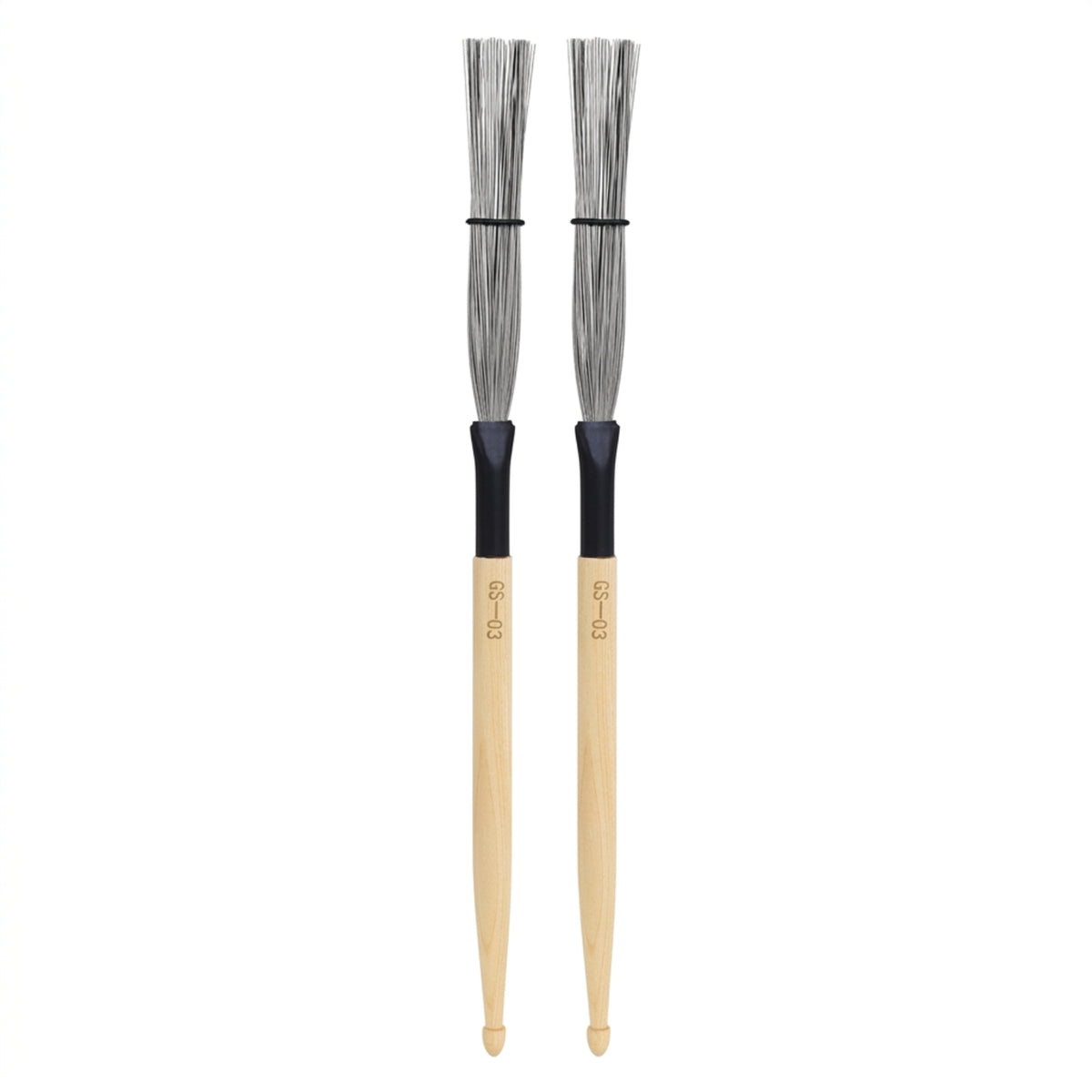 Drumstick with Wire Brush Versatile Multi-Functional Drumstick Non-Slip Drum Brush with Wire Ends for Drummers, Percussionists, Rehearsal