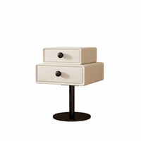Modern & fashion nimbusShaped Cabinet Minimalist Design Bedside Table Single Drawer Storage Nightstand Curved Edges for Young Adults, Apartment Dwellers, Homeowners, kid's Room, Small areas, Nursery
