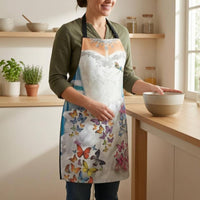 Printed Kitchen Apron Digital Print Waterproof Apron Polyester Covering Wear
