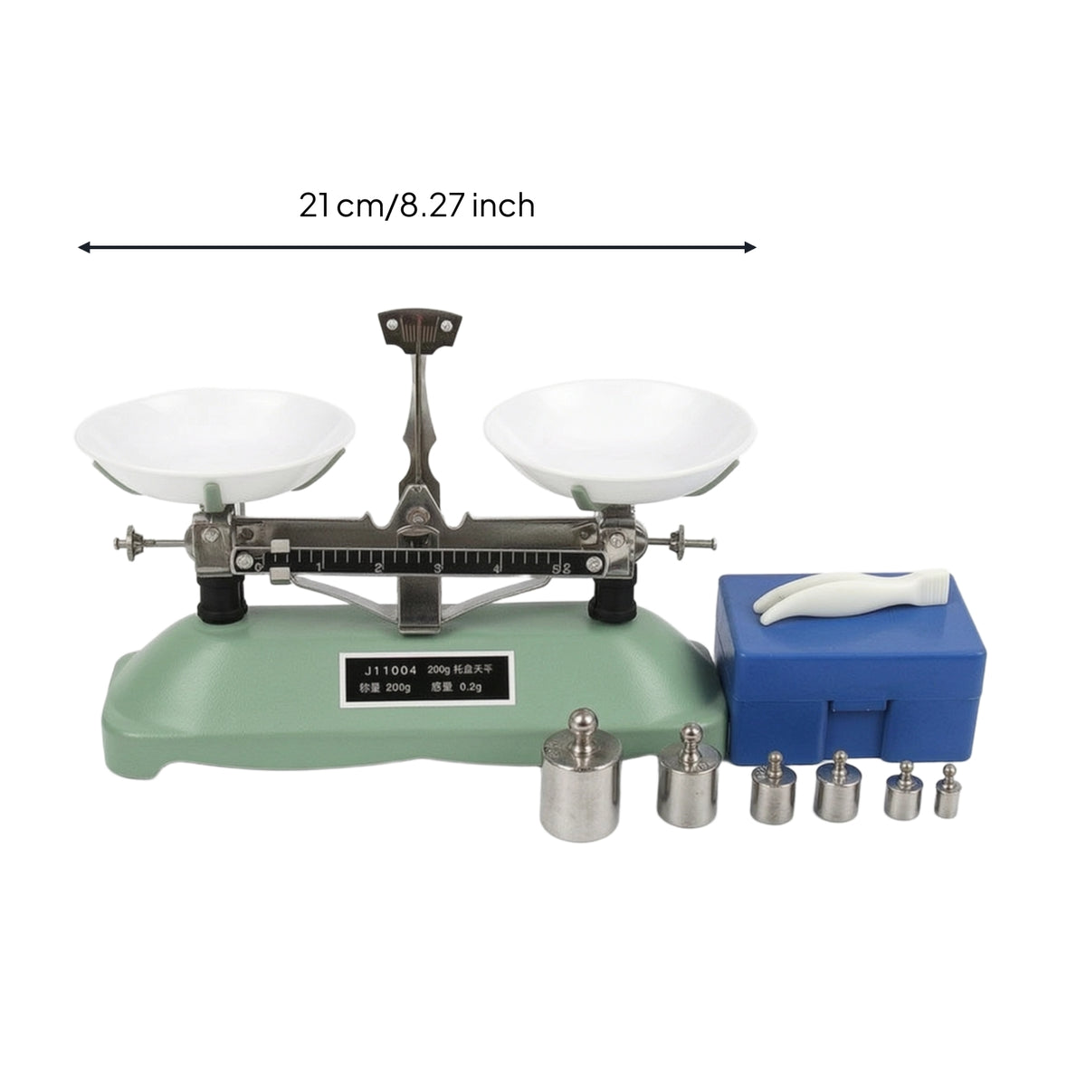 Scientific Tray Balance with Weights Lab Mechanical Tray Balance Easy to Use for Teachers