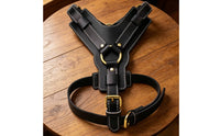 Long-Lasting Adjustable Dog Harness Leather Dog Harness Pet Supplies for Large Dogs, Training, Walking, Outdoor