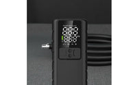 Fast Inflation Intelligent Air Compressor Automatic Shutoff Car Tire Inflator Easy to Use Digital Tire Pump LED Light for Roadside Emergency, Travel