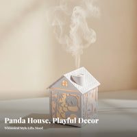 Panda Cutout USB Humidifier Compact Desktop Humidifier for Tabletop