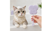 Textured Butterfly-Shaped Grooming Glove Lathering Silicone Grooming Glove Massage Easy to Clean