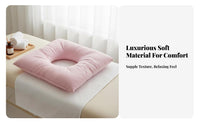 Removable and Washable Cover Massage Table Face Cradle Easy to Clean Massage Face Cradle Cushion Comfortable Support for Spas, Home Use, Bed