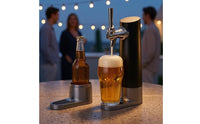 Tap Beer Dispenser Powered Beer Creamer Black Single Spout Dispenser