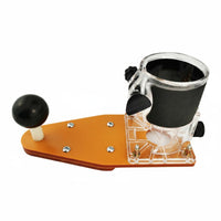 Triangle Design Trim Router Base Plate Accurate Routing Bakelite Balance Plate Precision Machining Woodworking Tool Clear Visibility for Woodworkers