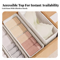 6 Pieces Adjustable modular divider personalizedizable Layout Drawer Organizer