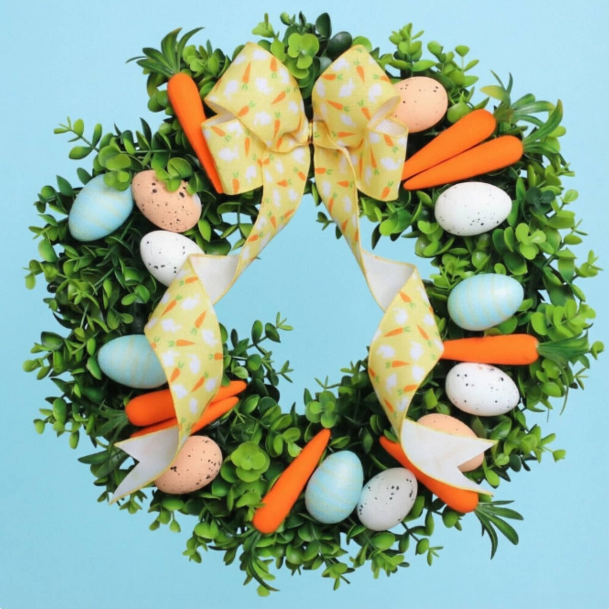 Easter Egg Wreath Realistic Easter Wreath Farmhouse Design for Porch
