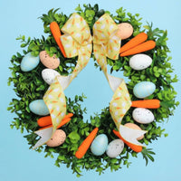 Easter Egg Wreath Realistic Easter Wreath Farmhouse Design for Porch