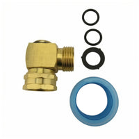 Solid Brass Elbow Connector with Swivel Coupling Heavy-Duty 90 Degree Hose Elbow Leakleakproof Male to Female Adapter Long-Lasting for Gardeners