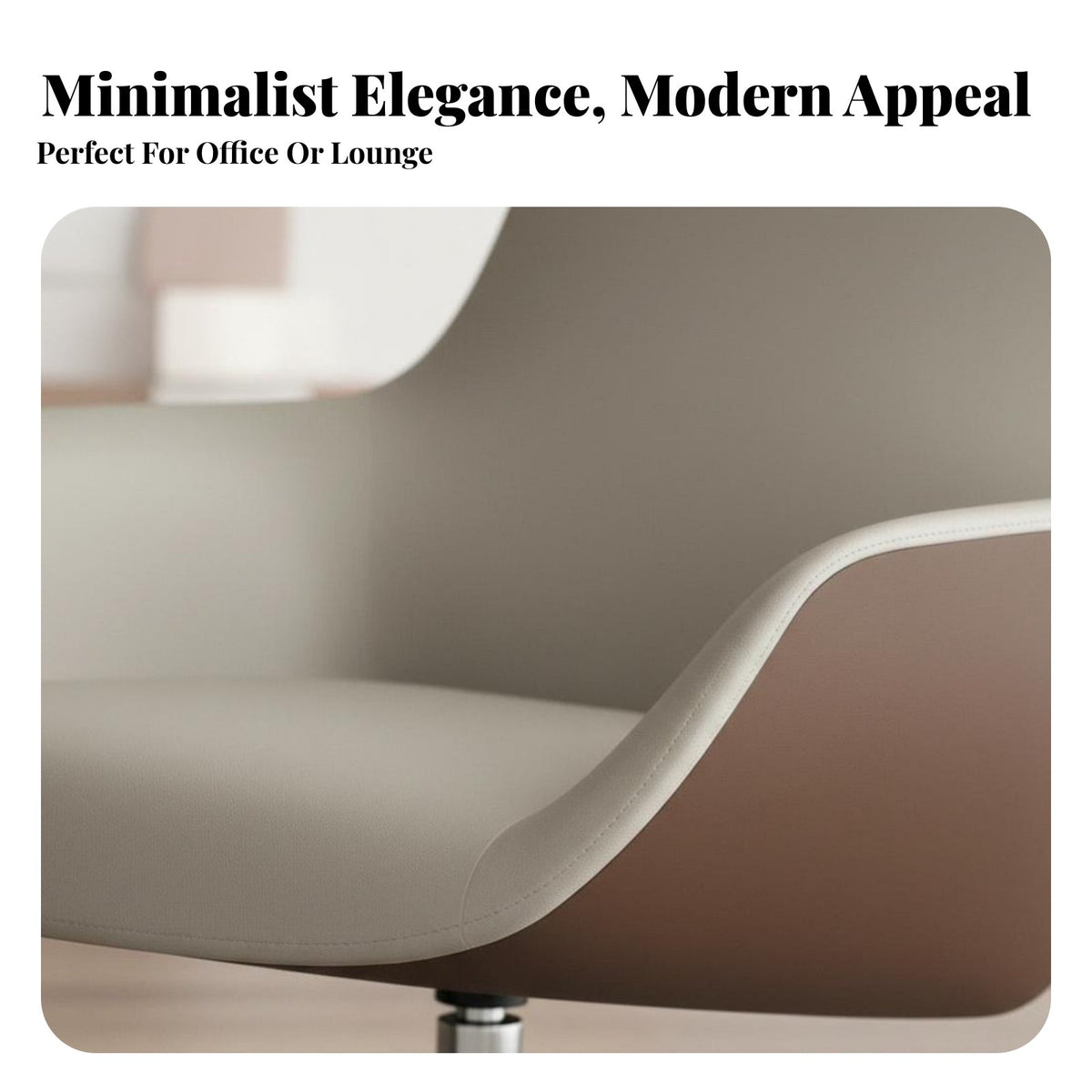 Italian aesthetic Upholstered rotating Armchair Minimalist Design Oversized rotating Barrel Chair Deep Seat Indoor Seating Wraparound backrest for Business Owners, Interior Designers, Reception Area, Office, Living Room, Bedroom