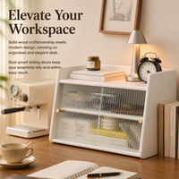 desktop storage cabinet