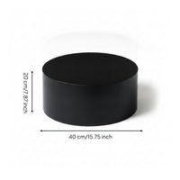 Smooth Cylindrical Display Base Contemporary Circular Acrylic Pedestal