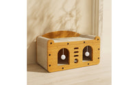 Cat House with Scratching Board Multi-Functional Pet Furniture Sturdy for Cats