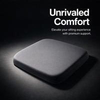 Memory Foam Seat Cushion for Long Sitting Periods, Office Chair Cushion for Pressure Relief, Ergonomic Seat Cushion for Home Use