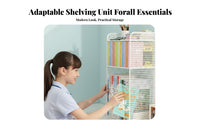 2-Tier Wireframe Rack Sturdy Construction 2-Tier Display Rack Easy Assembly