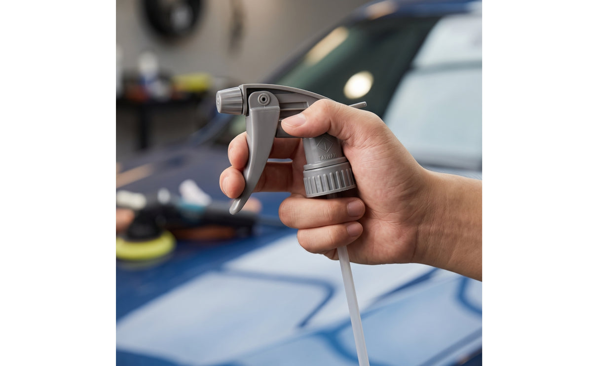 Dispenser Head Head Resistant Trigger Sprayer Head Adjustable Spray Nozzle with Tube for Car Car Care Professionals, Cleaners, Detailing