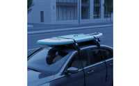 No-Drill Installation Foldable Kayak Roof Rack Easy Install Paddle Board Rack Universal Fit Kayak Roof Carrier Secure Transport for Car Travel, Road Trip