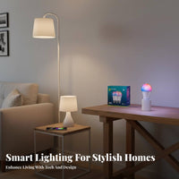 10W E27 Bulb Music Sync WiFi Smart Bulb WiFi Voice-Alternating Current Tivated Light 16 Million Hues No Hub Required for Parents