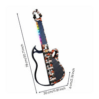 Bluetooth Connectivity Smart Stringless Guitar 7 Instrument Sounds Light-up Learning Guitar for Beginners