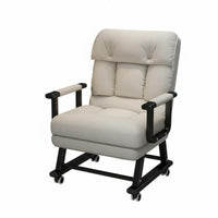 Two-PurposeUse Transformable resting Lounger Space-Saving Reclining Seat Extendable Footrest Computer Chair Ergonomic Design for telecommuting Workers, Students, gaming enthusiasts, Dorm Room, Study