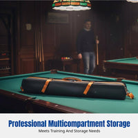Billiard Cue Case, Large Head, Multi-Carry, Sturdy Build, Modern Look
