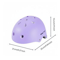 Children's Skating Helmet Rounded Children's Bike Helmet Impact-Absorbing Headgear for Bicycling