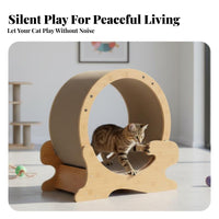 feline jogning Wheel Integrated shreding Surface feline Exercise Wheel noiseless Operation Feline Treadmill for Indoor felines, Indoors, Apartment, Living Room
