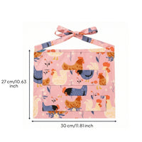 Multi-Pocket Egg Apron with Pockets Handsunrestricted Egg Collecting Apron Adjustable Sturdy for Homesteaders, Gardeners, Backyard Farm