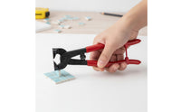 Hand-Held Glass Cutter Pliers Heavy-Duty Glass Cutter Plier Non-Slip Mosaic Cutting Tool Heat Treated for Crafters, DIYers, Hobbyists