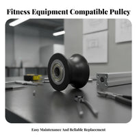Aluminum Pulley Wheel Elliptical Bearing Wheel Smooth Rotation Exercise Equipment