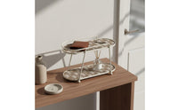 Cosmetic Display Rack Space Saving Vanity Countertop Organizer Versatile Skincare Storage Shelf for Bedroom