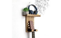 Hardwood Wooden Guitar Hanger Shielding Wall-Mounted Guitar Hanger Sturdy Holder Premium for Musicians, Living Room