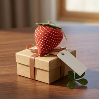 Compact Strawberry Pincushion Lightweight Strawberry Shaped Pin Holder Polka Dot Needle Cushion for Sewers, Crafters, Quilters, Craft Table