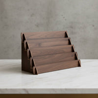 Wooden Card Display Stand Sturdy Wood Wooden Ladder Display Shelf Multi-Tier Collectible Riser Lightweight for Collectors