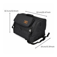 Shoulder Straps Speaker Carrying Bag Rectangular Padded Speaker Bag Portable Audio Gear Storage Sturdy