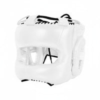 Full Face Sparring Headgear Thickened Ear Protection Boxing Headgear Tear Resistant PU Crossbar for Fighters, Competition
