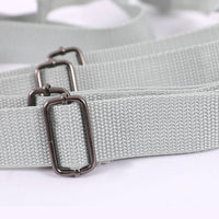Double Shoulder Drum Strap Metal Hooks Drum Shoulder Harness Light Gray
