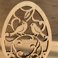 DIY Easter Ornament Unassembled Easter Hanging Decoration Unfinished Wooden Craft Kit for Easter Decor, Classroom Projects, Creative Gift