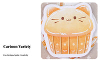 40 Sheets Cartoon Bread Note Pad Fun Cartoon Shaped Notepads Easy to Carry Shaped Y Notes for Students, Teenagers, Journaling, Scrapbooking, Home