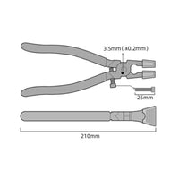 2 in 1 Function Model Assembly Holding Pliers Wide Jaw Opening Double Use Clamping Pliers Labor Saving Design Hobby Tool Non-Slip Grip for Hobbyists, Crafters, Workshop, Crafting