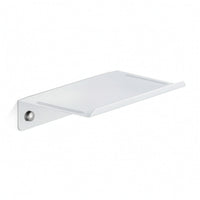 Stainless Steel Wall Shelf Rustproof Bath Shelf with Guard Rails Rust Resistant Brushed for Washroom, Apartment