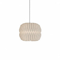 Paper Pendant Lamp Shade Foldable Pleated Paper Shade Decorative Indoor Decor for Cafe, Bar