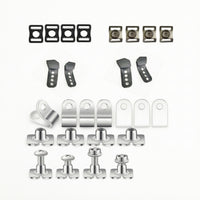 Metal Helmet Repair Kit with J Clips Replacement Helmet Repair Kit with Screwdriver Plastic Heavy-Duty for Athletes