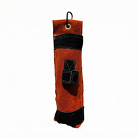 Stitched Seams Soldering Rod Bag Reinforced Soldering Rod Holder Hanging Loop Electrode Pouch Front Pocket for Welders