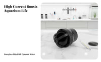 Automatic Rotating Wave Rotating Water Outlet Eliminates Dead Spots Fish Tank Duckbill Outlet Increases Oxygenation 360 Degree Rotating Water Outlet
